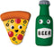 Fringe Studio Dog Toy Set, in Pizza We Crust, 3Pc Mini, Latex, Pet Shop Collection (368011)...