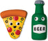 Fringe Studio Dog Toy Set, in Pizza We Crust, 3Pc Mini, Latex, Pet Shop Collection (368011)...