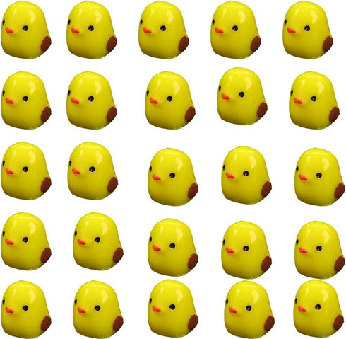 Mini Animals Miniature Figurines Home Garden Fairy Ornament Chicken Garden Scene Moss Landscape DIY Terrarium Crafts 24PCS...