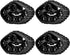 RC Military Truck Wheels 4pcs, Rubber Crawler Tire Wheel Tyre for WPL 1/16 RC Vehicle...