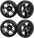 12mm Hub Wheel Rims & Rubber Tires Compatible with RC 1/10 on-Road Touring Racing Drift Car(Pack of 4)...