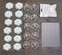Clear Transparent Balloon Sticks and Stands 10pc set, holders, reusable balloon sticks for table top use with LED Bobo Balloon, for wedding decor,...