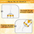 B7000 Rhinestone Jewelry Glue Clear, B-7000 Glue 3.7 fl oz Upgrade Multi-function Adhesive Super Glue with Cap & Precision Tip for Repair, Small H...