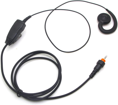 HKLN4455 HKLN4602 CLP1010 CLP1040 CLP1060 CLP446 CLP1083e CLP446e CLPe Plus Earpiece with PTT Mic for Motorola Solutions Business Radios Single Pi...
