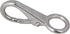 BQLZR Metal Keychains Keyring Key Chain Ring Holder Organizer Stainless Snap Hook for Home,Total Length 55mm (2.17inch) Suitable for Keychains, Ca...
