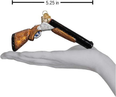 Old World Christmas Ornaments: Gun Collection Glass Blown Ornaments for Christmas Tree, Shotgun...