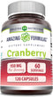 Amazing Formulas Cranberry Extract | 950 Mg Per Serving | 120 Capsules Supplement | Non-GMO, Gluten Free, Made in USA...