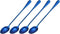 uxcell Set of 4 Long Handle Spoon, 7.5-Inch Stainless Steel Ice Cream Spoon Cocktail Stirring Spoons Coffee Spoons for Mixing, Beverage, Coffee (B...