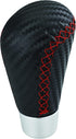 Car Gear Shifter Knob Leather Shift Lever Handle for Most Manual Automatic Vehicles (Red Stitches)...