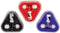 GEDDES Raymond Earphones with Colored Earbud & in-Ear Headphones in Triangular Earphone Case (Pack of 12)...