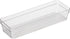 Oggi Clear Drawer Organizer - 3" X 9.5" - Ideal for Organizing Kitchen Drawers, Office, Desk, Silverware, Kitchen Utensils, Cosmetics and Bathroom...