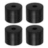 4pcs Rubber Spacer 1.57 Inch OD 0.4 Inch ID 1.57 Inch Thick Neoprene Round Anti Vibration Isolation Pads Isolator Rubber Washers Bushings for Home...