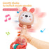 Musical Rabbit Light-Up Toy and Teething Ring for Toddlers Sensory Chew and Fine Motor Skills Toy Baby Rattle and Teething Toys for 6 12 18 Month ...