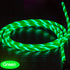AYI USB Type C to USB A 2.0 Android Charger Cable Fast Charging High Data Speed Visible Green LED Current Flowing Compatible with All Type C Devic...
