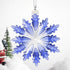 XIANGBAN Dream Elf Christmas Tree Pendant, Crystal Snowflake Christmas Ornaments Annual Collectible (Blue)...