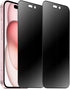 2 Pack 360 Degree Anti-glare Privacy Tempered Glass for iPhone 15 Plus 6.7 inch Anti-Spy 4 Directions Matte Screen Protector Film 4 Sides Anti-Pee...