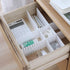 ShineMe Drawer Dividers, 8pcs Drawer Divider Organizers, White DIY Plastic Grid, Plastic Adjustable Drawer Dividers, Household Storage Makeup Sock...