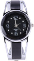 Women Bangle Watch Bracelet Quartz with Rhinestone Round Dial Stainless Steel Band Cuff Watches with Womens Wrist Watch Box...