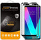 Supershieldz (2 Pack) Designed for LG V30 Tempered Glass Screen Protector, (Full Screen Coverage) (3D Curved Glass) Anti Scratch, Bubble Free (Bla...