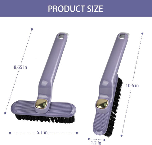 Detail Cleaning Brush Hard Bristle Crevice Cleaning Brush: Rotating Crevice Cleaning Brush, Bristled Crevice Cleaning Brush, Crevice Brush for Cle...