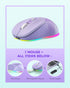PEIOUS Wireless Mouse, Jiggler Mouse for Laptop - LED Mouse Rechargeable Computer Mice Mouse Mover Undetectable Random Movement with On/Off Button...