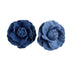 Woman Denim Brooch Flower Girls Blue Jeans Hair Clip Lady Hairgrips HairPin JW02 (2pc-Set)...