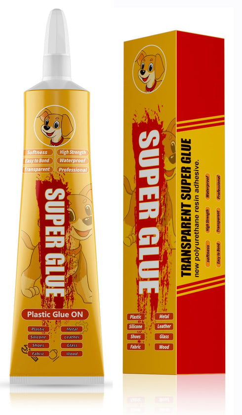 Plastic Glue, 60g Super Glue for Plastic, Plastic to Plastic Glue for Bonding Plastic and Other Materials, Super Instant Glue for Plastic, Acrylic...