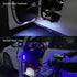 2 Pcs Car Door Light, Wireless Door Lighting Ambient Welcome Courtesy Light, LED Colorful Flashing Light, Anti-collision and Anti-rear-end Light, ...