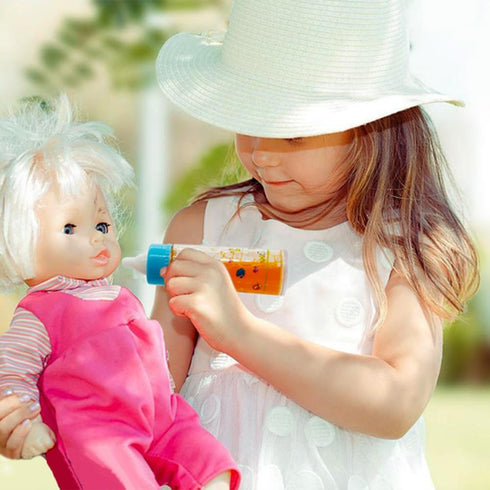 Baby Doll bottle Accessories Toys Baby Doll Magic bottles Playset Disappearing Bottles with Pacifier for Little Girls (big set(for 12-18" doll))...