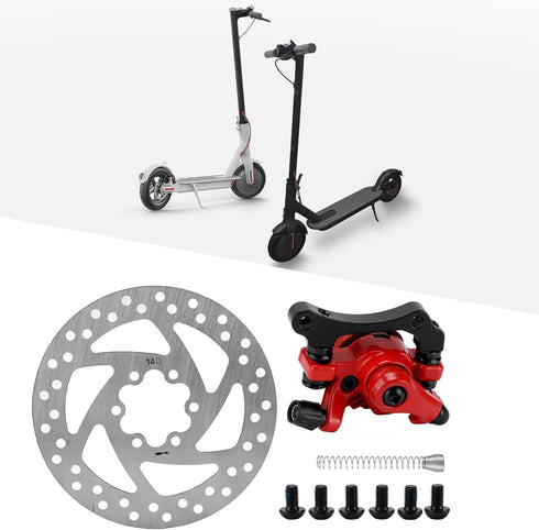 Akozon Brake Disc, 140mm Diameter Brake Disc Caliper Kit for Electric Scooter...
