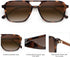 SOJOS Retro Aviator Sunglasses for Women Men,Trendy Rectangle Womens Mens Shades Sun Glasses SJ2202...