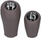 Gear Shift Knob, 5 Speed Manual Gear Shift Knob Lever Fit for 4Runner/Hilux/Land Cruiser Prado 33504-20120-C0(Brown)...