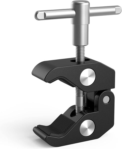 SMALLRIG Super Clamp with 1/4 and 3/8 Thread for Cameras, Lights, Umbrellas, Hooks, Shelves, Plate Glass, Cross Bars, etc - 735...