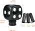 Arenbel Dice Style Gear Lever Stick Shifter Knob Car Shift Head Grip Speed Handle Replacement Fit Regular Manual Auto Transmissions, Black White...
