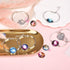 DROLE 20Pcs Cabochon Bracelet Settings Kit-10Pcs 20mm Antique Silver Adjustable Bracelet Blank with 10Pcs 20m Round Clear Glass Cabochons for Jewe...