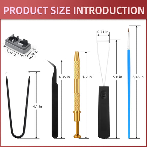 YIMAGUJRX RUNJRX Keyboard Lube Kit JRX 205G0 0.53oz/15g,Keyboard Switch Pad for PCB,Switch Film for MX Kailh Gateron Switch,Keyboard Tools with Ke...