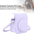 InstantCamera Case, PU Mini Camera Protective for Fujifilm InstaxMini 12 Camera, Portable Travel Camera Carrying with Adjustable Shoulder Strap, K...