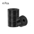 uxcell 4pcs Rubber Spacers 2" OD, 1/2" ID, 1" Height Round Anti Vibration Spacer Rubber Bushing Grommets Thick Rubber Washers for Home Car Accesso...