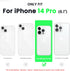 ORNARTO Compatible with iPhone 14 Pro Case 6.1, Slim Liquid Silicone 3 Layers Full Covered Soft Gel Rubber Phone Case Protective Cover with Microf...