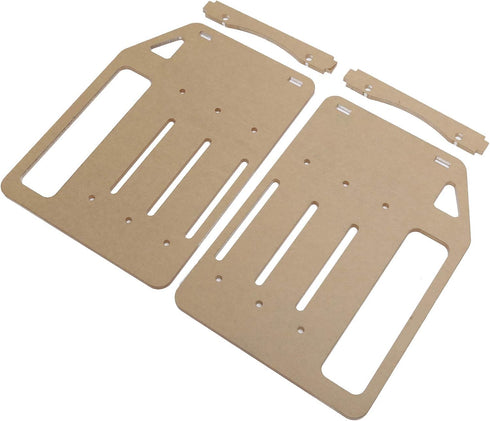 3 Layer 3.5in Hard Disk Drive Rack, Transparent DIY HDD Cage Tray Holder, Universal Desktop Computer Acrylic Hard Drive Bracket, 2Pcs Acrylic Plat...