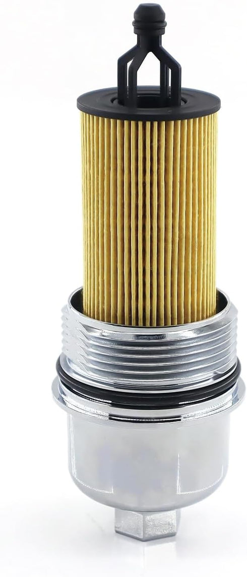 Aluminum Oil Filter housing Cap with Engine Oil Filter Fits For Jeep Wrangler Chrysler 200 300 Dodge Charger Challenger Ram 1500 2500 3500 Replace...