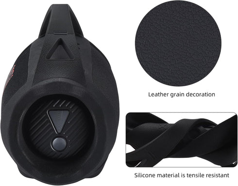 Silicone Cover Case Compatible with JBL Xtreme 4 Portable Bluetooth Speaker, Waterproof Soft Skin Silicone Protective Case for JBL Xtreme 4 Blueto...