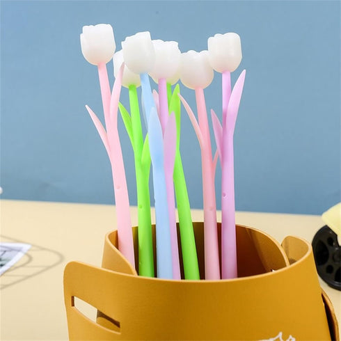 YYaaloa 16PCS Color Changing Flower Pens Novely Fun Gel Ink Pen Bulk for Birthday Party Favors School Classroom Office Girls Presents (16pcs mixed...