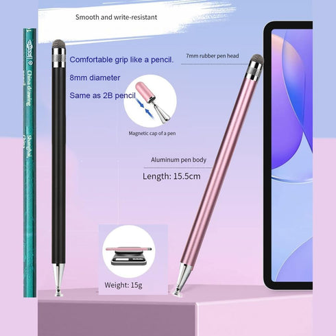 Stylus Pens for Touch Screens(3 Pack), 6 Replaceable TipsHigh Precision Capacitive Stylus Pen for iPad iPhone Android Tablets and All Universal To...