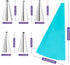 GOOTRADES 7 Pcs-Set Cake Decorating Tips (5 Writing Tube,1 Coupler,1 Silicone Pastry Bag)...