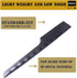 Atoplee 5pcs Reciprocating Saw Blades Reciprocating Air Body Saw Hacksaw Blades Tools (32T)...