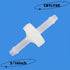 1/8" Barb Hose One Way Inline Check Valve Non Return Ozone Resistance PVDF Plastic One-Way Fuel Oil Water Gas Pump Air Check Valve?5pcs set...