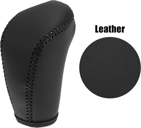 X AUTOHAUX Faux Leather Gear Shift Knob Cover for Subaru Forester 2014-2017 for Subaru Impreza 2012-2016 for Subaru XV Crosstrek 2013-2015 for Sub...