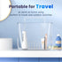 Water Flosser, 4 Modes Cordless Oral Irrigator, Portable and Rechargeable IPX7 Waterproof 110 Days Powerful Battery Life Water Dental Flossers for...