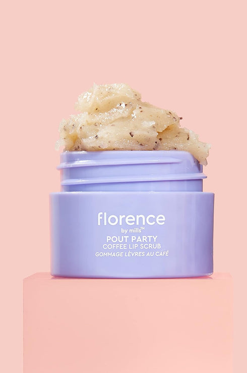 florence by mills Pout Party Coffee Lip Scrub, 0.52 oz/ 15g...
